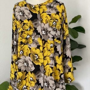 Long sleeve tunic blouse